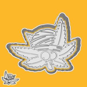 Halloween cookie cutters - mummy (weed) (style 2)
