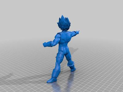 Majin Vegeta Attacks Boo smoothest