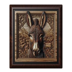 Donkey animal wall art relief wall decor