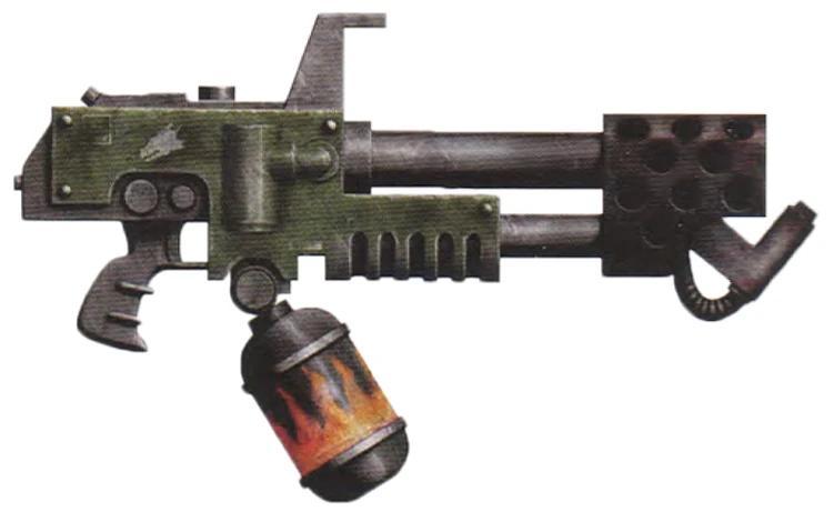 Dummy 13 Warhammer 40k flamer