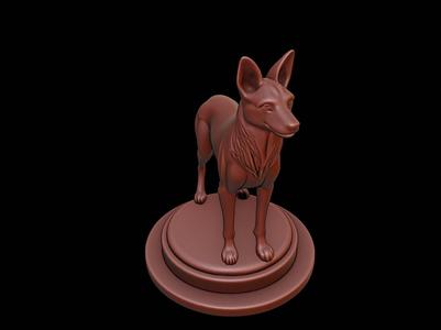 Jackal Animal Figure Printable