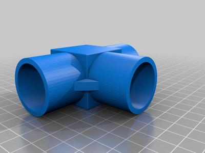 .75" PVC Sch40 Straight T