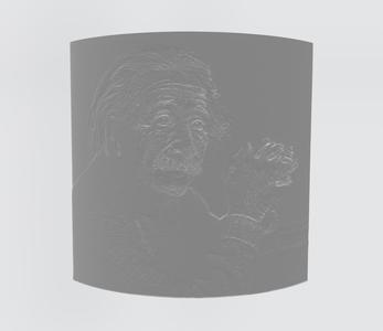 Albert Einstein Lithophane