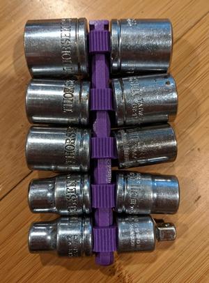 Socket (Wrench) Holder and Organizer