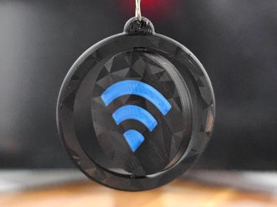 NFC Keychain Airbnb Spinning Fidget Contact Card