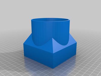 PC Fan to 90mm stormwater pipe adaptor