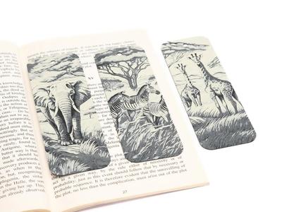Savanna Wildlife Bookmarks   