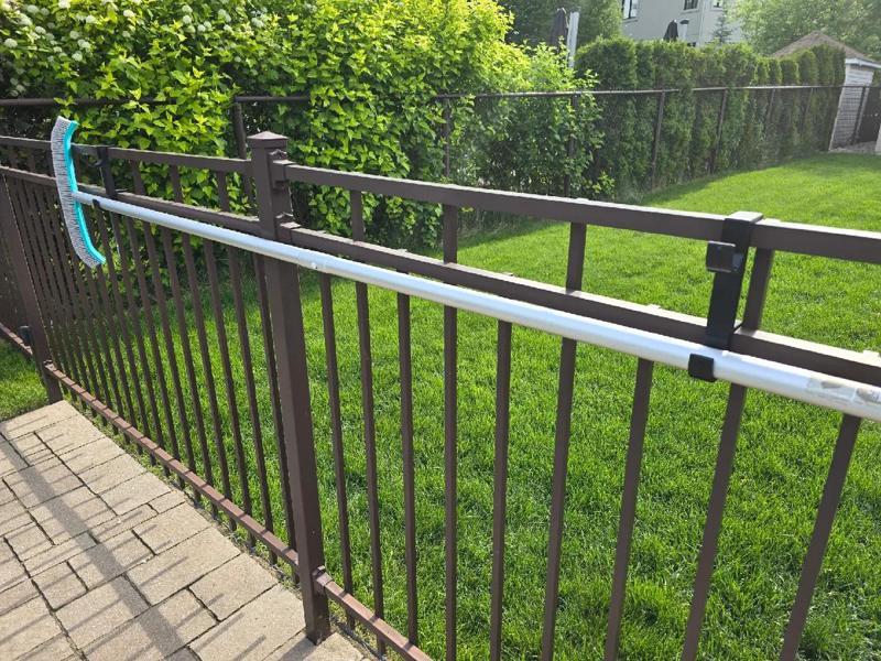 Double Hook Fence Bracket for Swimming Pool Poles (Single hook now available)   