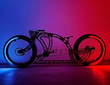 Led light for bycycle rim   