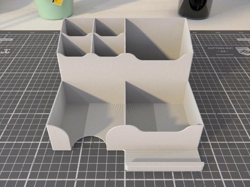 Desk Organizer with Phone Stand   