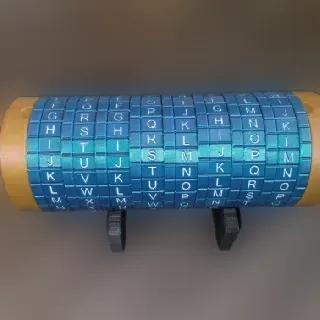 Cryptex - PUZZLE BOX with alphabet combination lock   