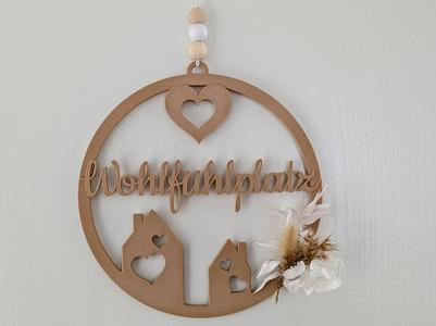Cozy Corner Door or Wall Hanger with House