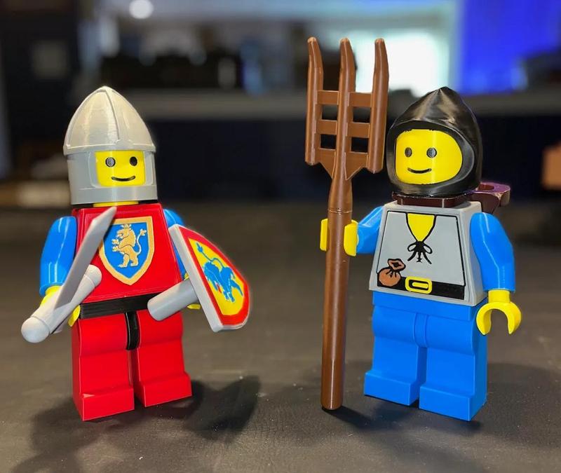 Castles Themed Brick MegaFigures (5:1 Scale) - Set 1   