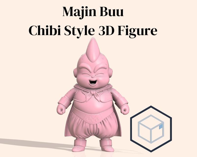 Majin Buu – Chibi Style 3D Printable Figure
