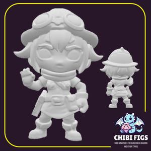 Gidget Gadgeteer: Chibi Miniature for D&D and other TTRPGs