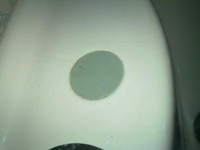Customizable ceramic faucet hole plug