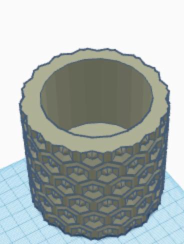 low poly plant pot
