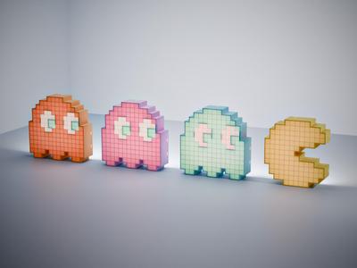 Pac-Man Desk Lamp Shade (no AMS required)