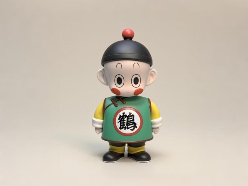 Chiaotzu - Dragon Ball - Chibi Action Figure Model Ornament - Anime Merchandise Coloring Toy