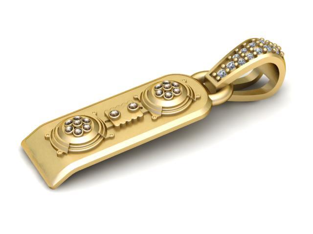 3D GOLD PENDANT 3d printable model