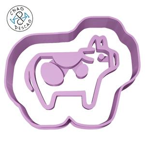 Cow - Animals - Cookie Cutter - Fondant - Polymer Clay