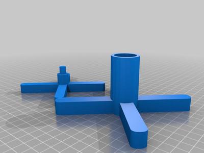 Spinning rc car stand