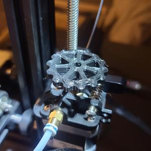Ender 3 v1.2 Extruder Knob (No Flat)
