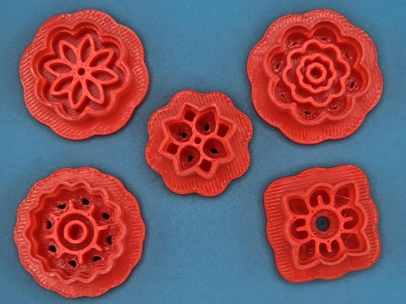 Flower Polymer Clay Cutter Pack 7