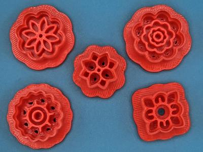 Flower Polymer Clay Cutter Pack 7