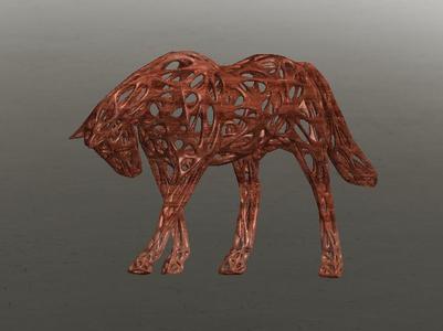 Saluting Horse - Spider Web Parametric