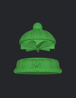 GRINDER WEED WOOL CUP XXL GRINDERKING 90X90X66 MM READY TO PRINT - PRINT ON SITE - EASY PRINT... FDM.SLA.