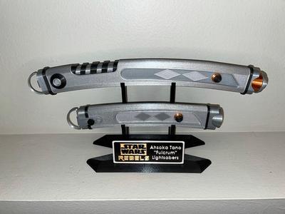Display stand for Ahsoka Tano (Rebels) Lightsabers