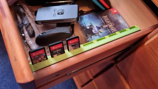 Nintendo Switch game card holder organiser
