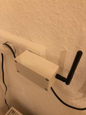 Zigbee CC2530 CC2591 router Euro plug case