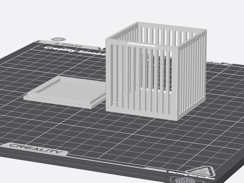 Desiccant Box 50X50X50mm, Hole Width 2.1mm