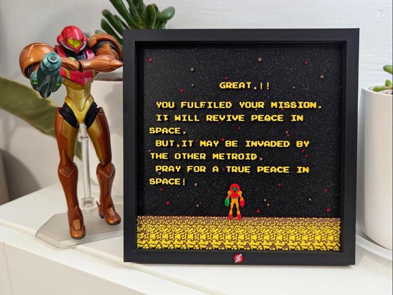 Metroid - Ending (Samus Aran Suit) - NES