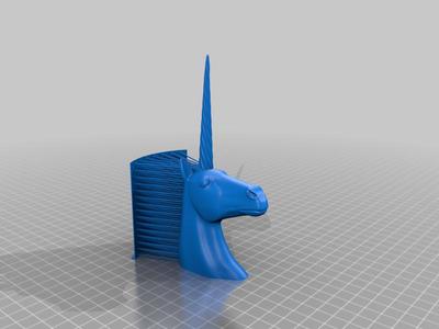 Hairy Unicorn - larger horn!