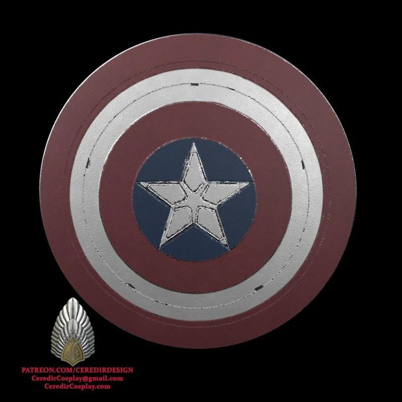 Captain America Brave New World Shield 3D DIGITAL DOWNLOAD