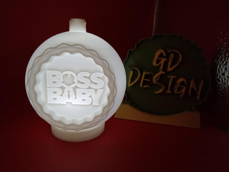 Boss Baby CHRISTMAS ORNAMENT TEALIGHT