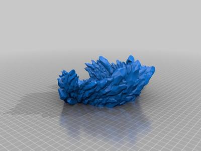 Crystal tower sample