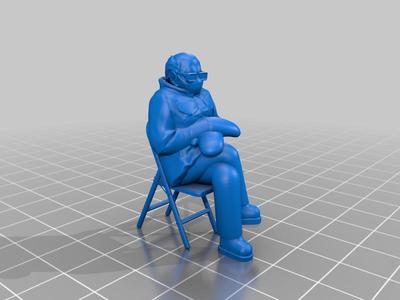 Bernie in Folding Chair (Remix)
