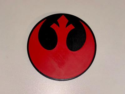 Star Wars Rebel Alliance over Tesla Logo Cover
