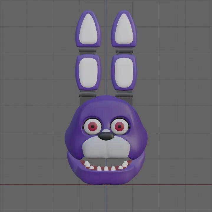 FNAF BONNIE COSTUME/COSPLAY HEAD 3D PRINTING   