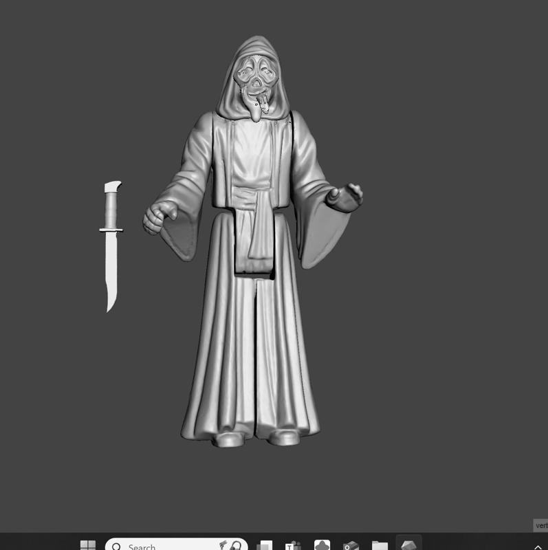 STAR WARS EMPEROR WAZZZUP, SCARY MOVIE HALLOWEEN SPECIAL 2024, CUSTOM UNPRODUCED KENNER, HASBRO ACTION FIGURE, 3.75", 1/18, 5POA