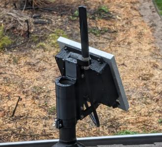 Meshtastic Solar Enclosure for the Newpowa 17V Solar Panel   