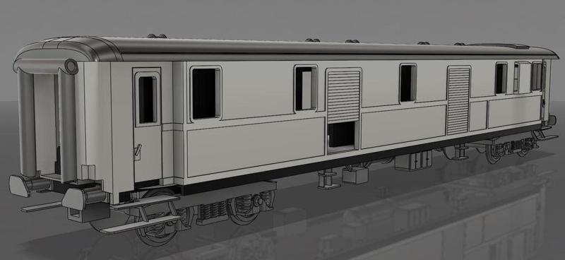 H0 FS 1978R Baggage Car