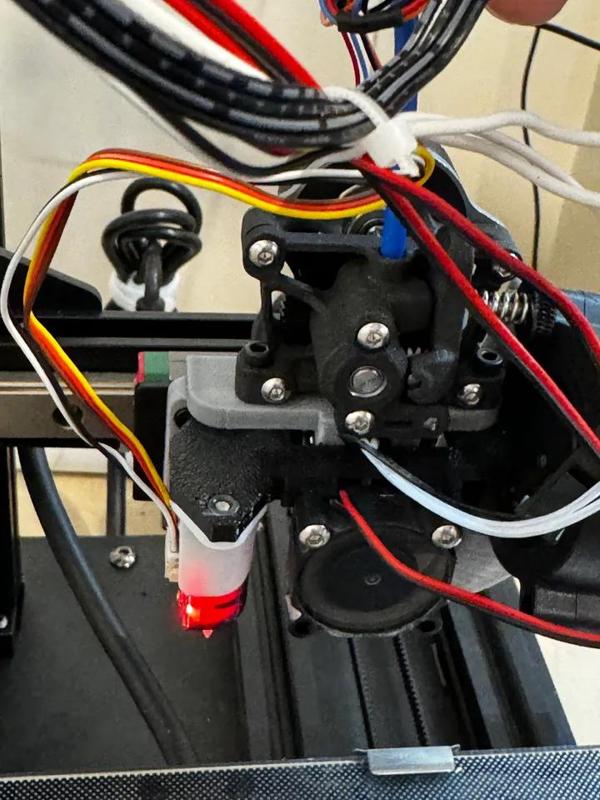 KP3S Pro Bambu Labs Clone Hotend with Sherpa Extruder Mount   