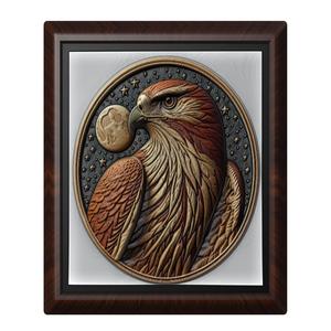 Hawk animal wall art relief wall decor