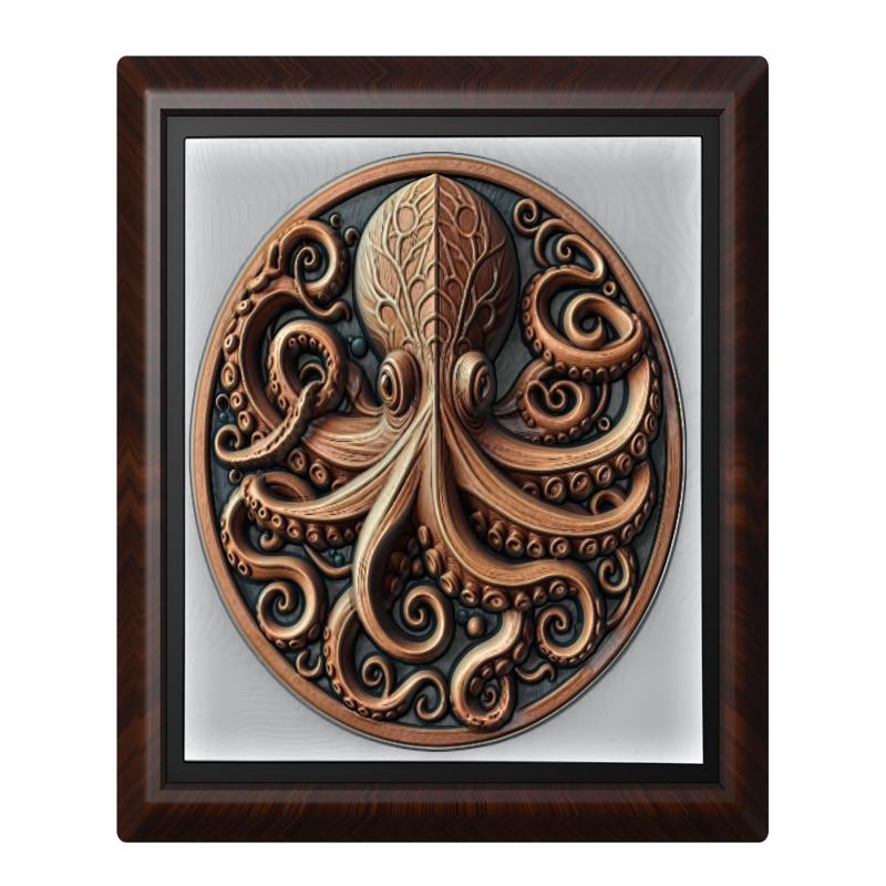 Octopus animal wall art relief wall decor