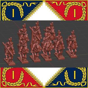 Epic  Napoleonic French Guard Eclaireurs 1st rgt 1814